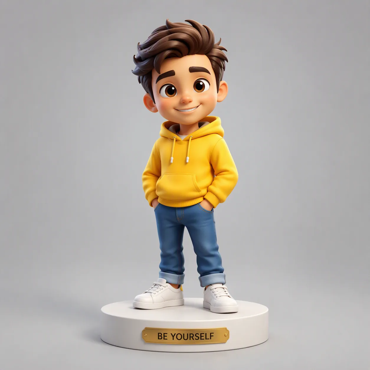 3D Cartoon Collectible Figurine Render