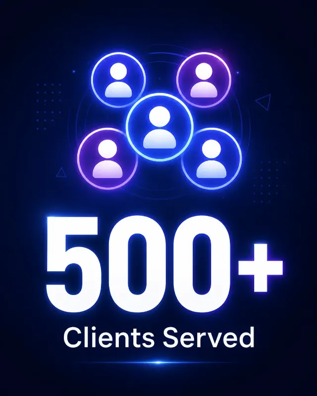 500 Plus Client Milestone Instagram Post