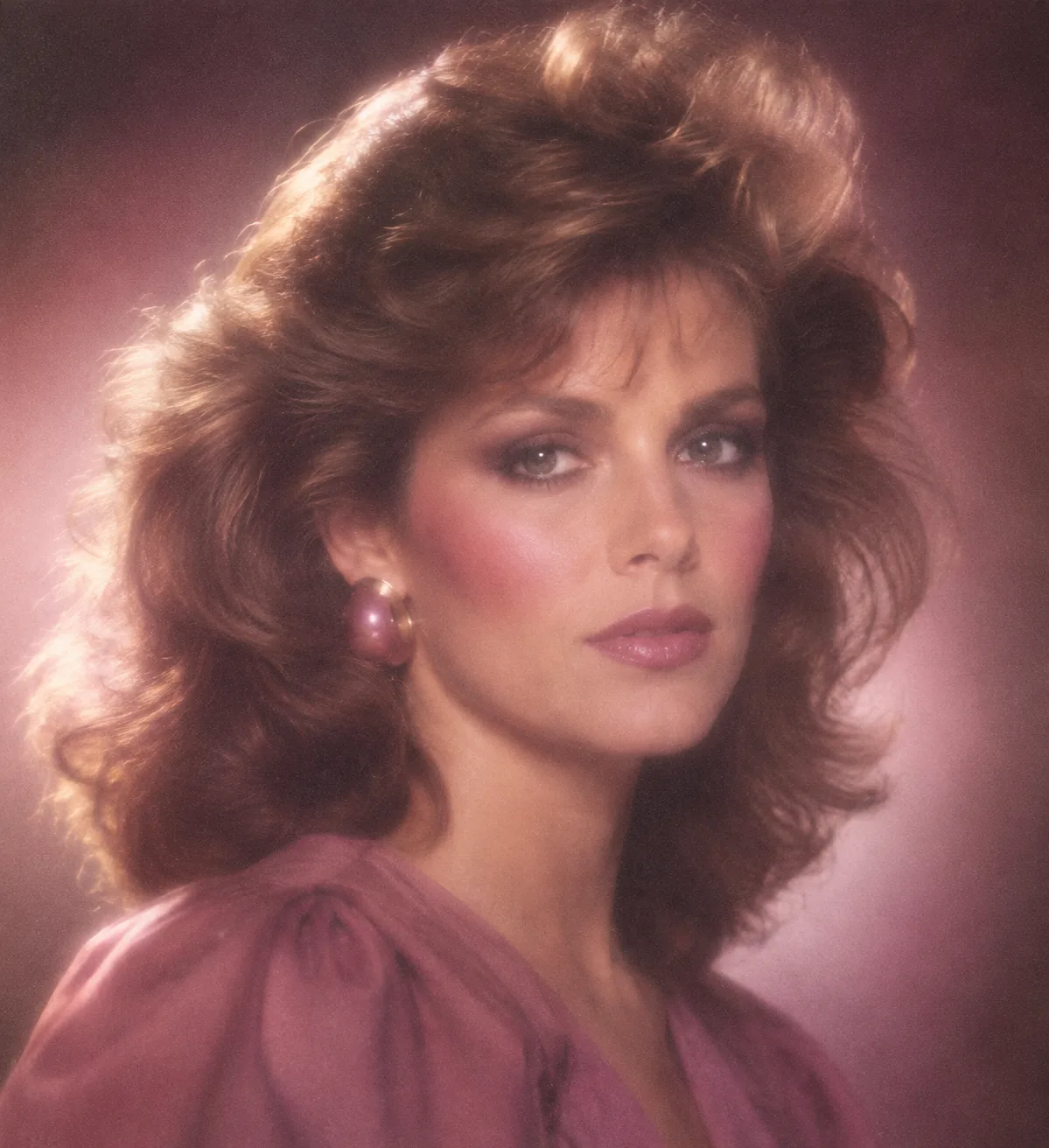 80s Glamour Soft Focus Portrait