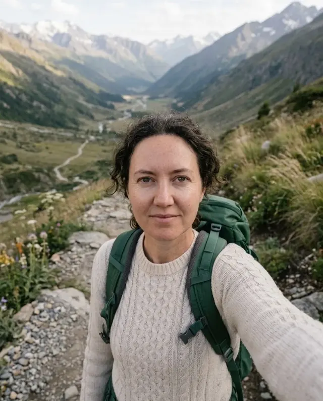 Adventure Trail Valley Selfie