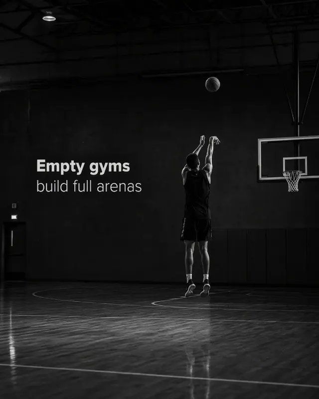 Black And White Basketball Quote Post