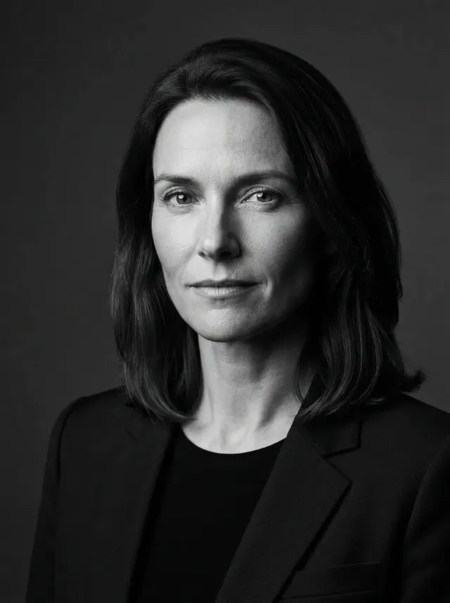 Black And White Executive Portrait