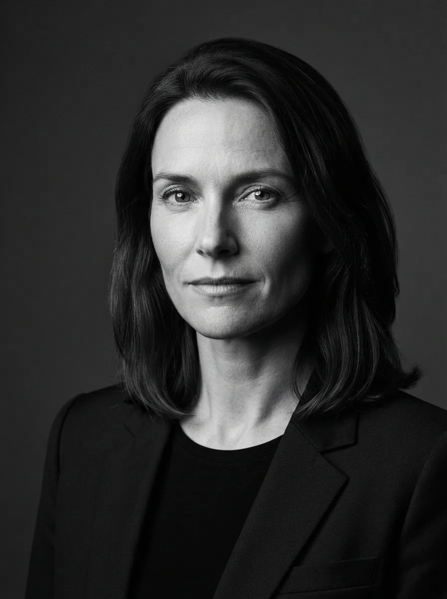 Black And White Executive Portrait