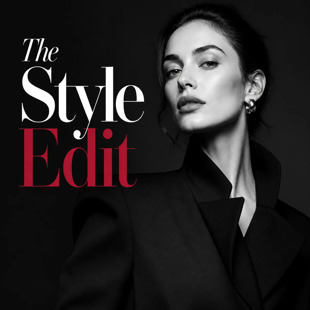 Black And White Fashion Podcast Cover