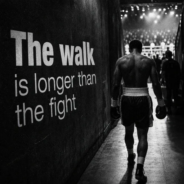 Black And White Fighter Quote Post