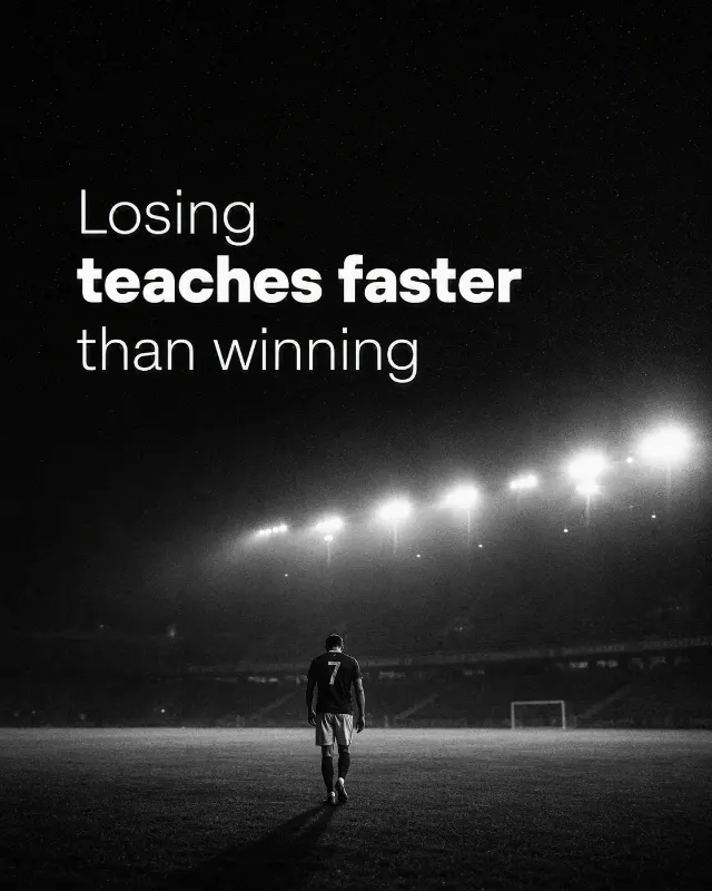 Black And White Football Quote Post