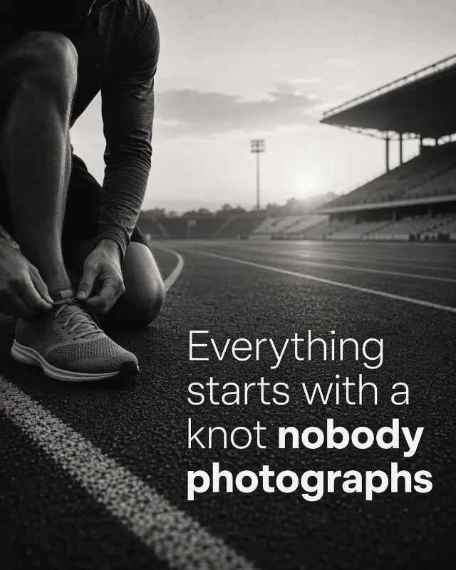 Black And White Runner Quote Post