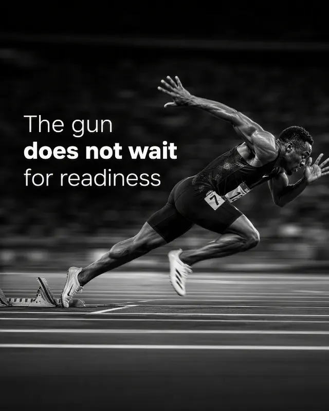 Black And White Sprinter Quote Post