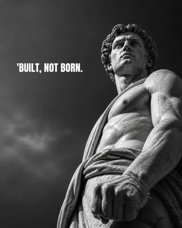 Black And White Statue Quote Instagram Post