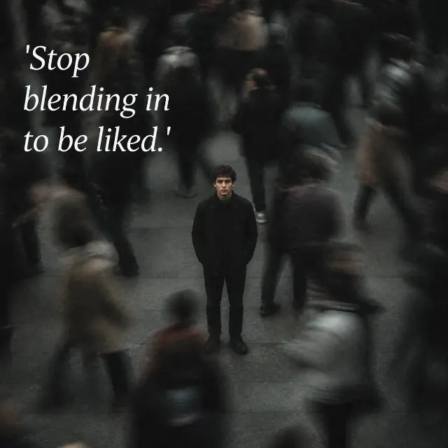 Blurred Crowd Quote Instagram Post