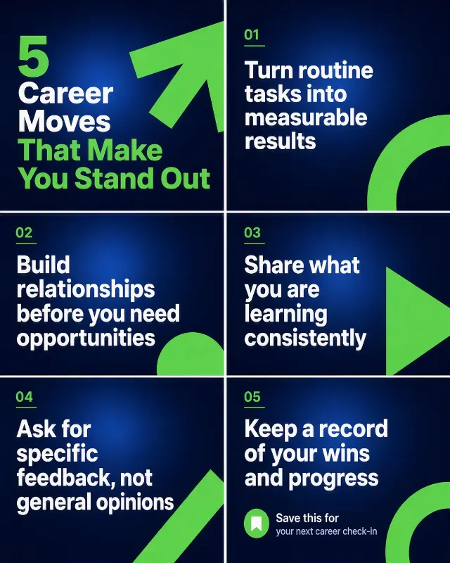Bold Career Advice LinkedIn Carousel
