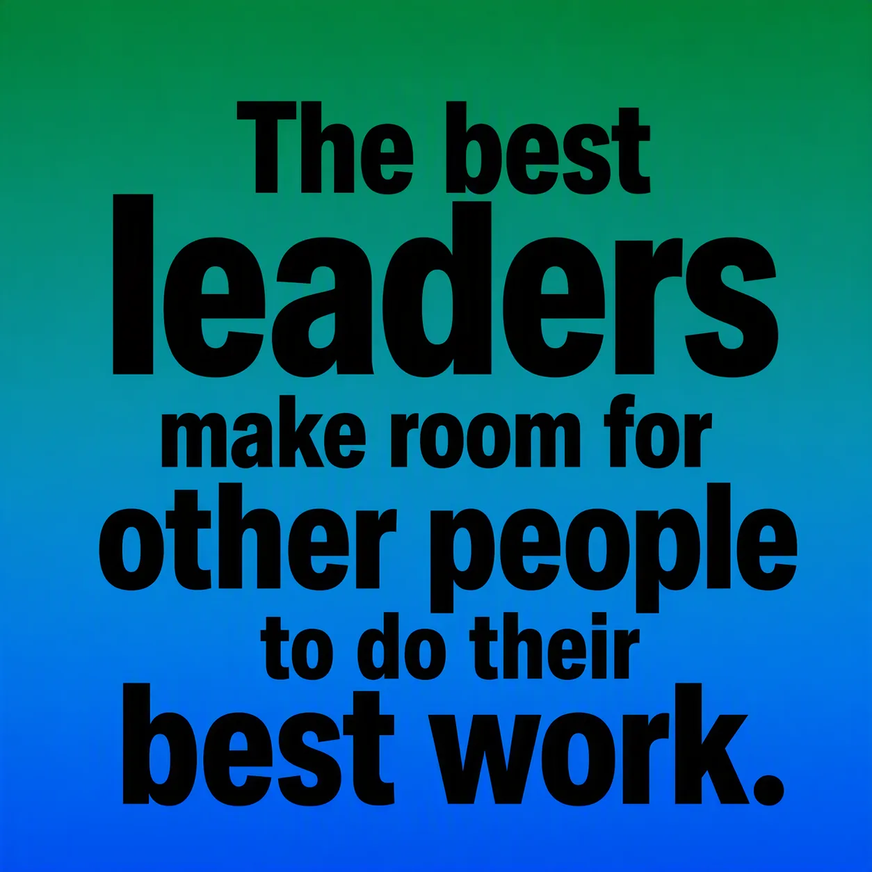 Bold Leadership Advice LinkedIn Post