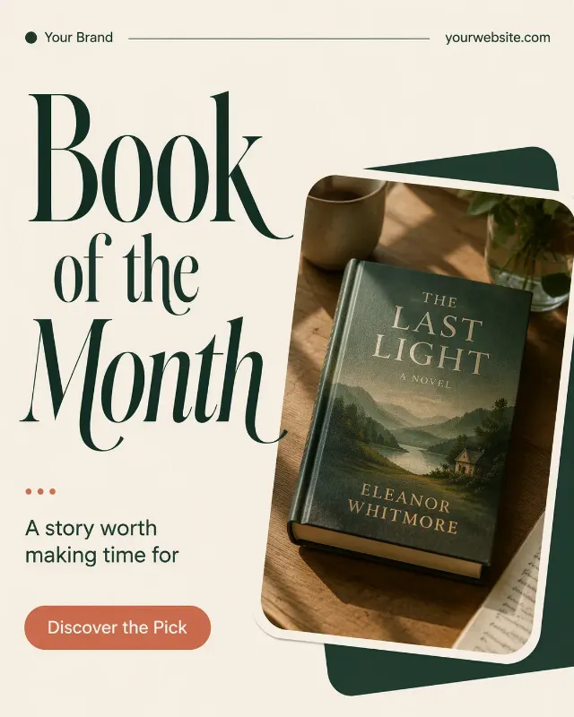 Book Of The Month Bookstore Post