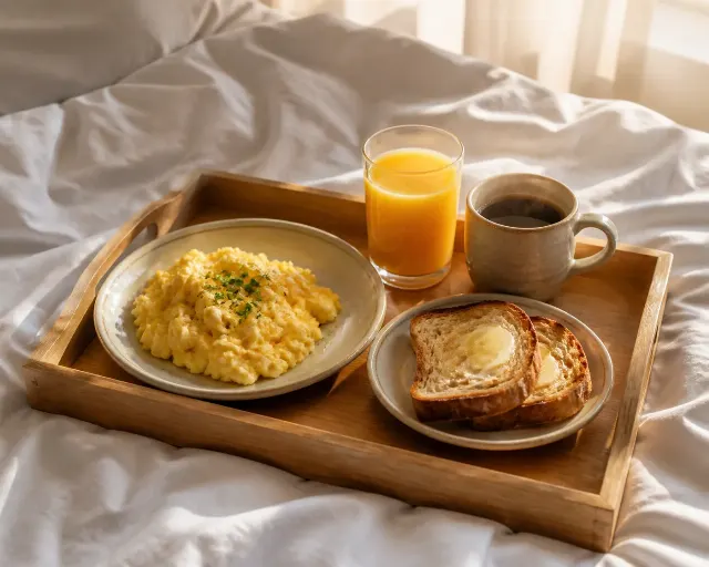 Breakfast In Bed Food Photography