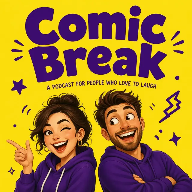 Bright Cartoon Comedy Podcast Cover