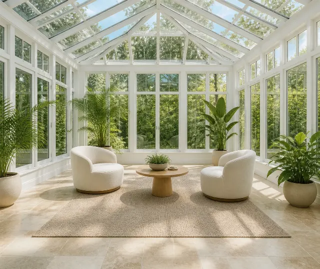 Bright Daylight Conservatory Staging