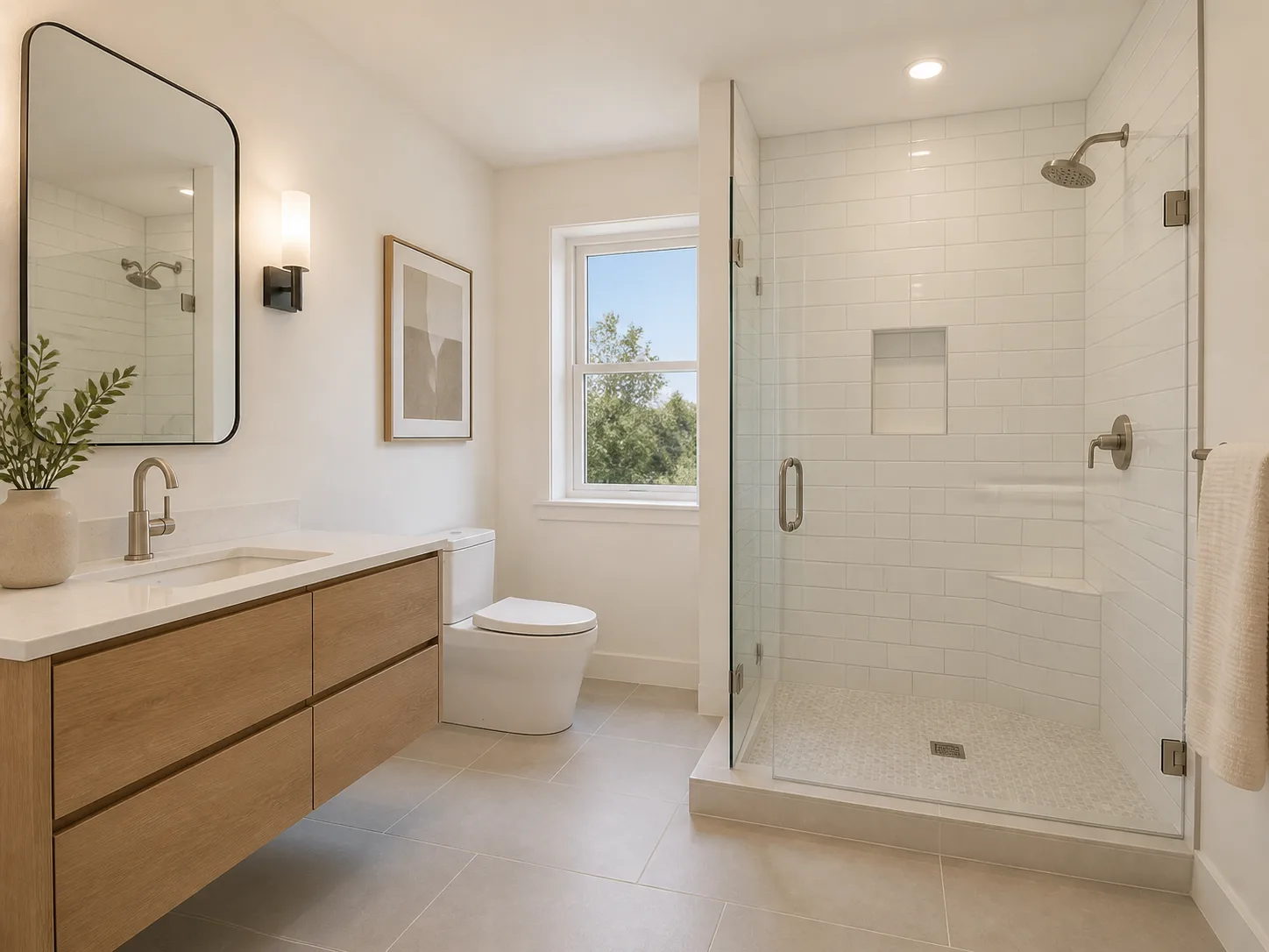 Bright Guest Bathroom Listing Photo