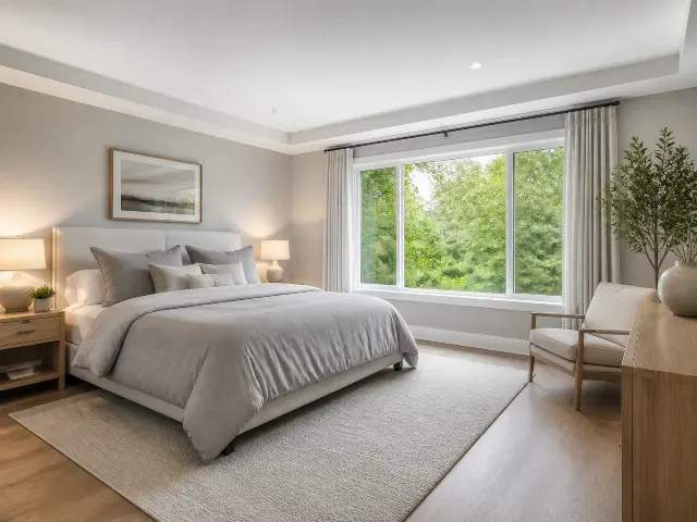 Bright Master Bedroom Listing Photo