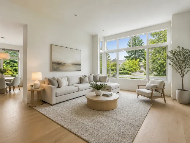 Bright Open Plan Living Room Photo