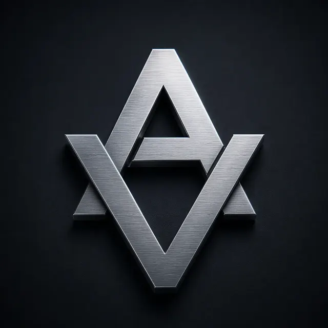 Brushed Titanium Logo Studio Mockup