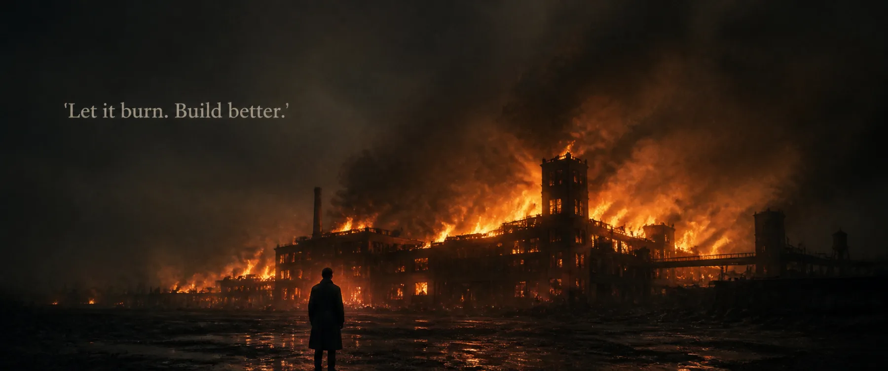 Burning Building Letterbox Film Still