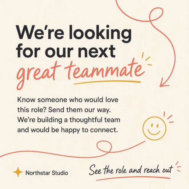 Casual Hiring Outreach LinkedIn Post