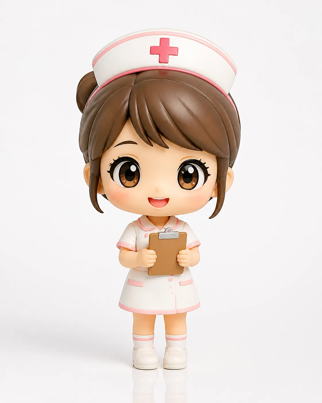 Chibi Nurse Clipboard Figurine