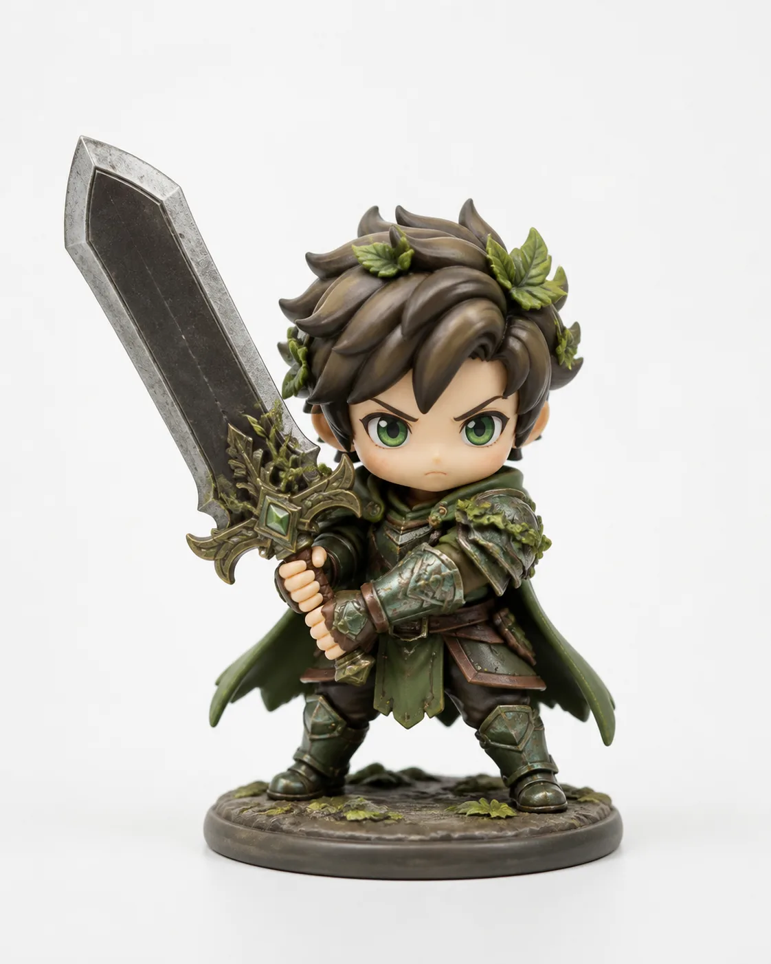 Chibi Warrior PVC Figurine Product Photo