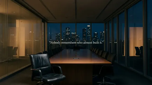 Cinematic Boardroom Quote Instagram Post