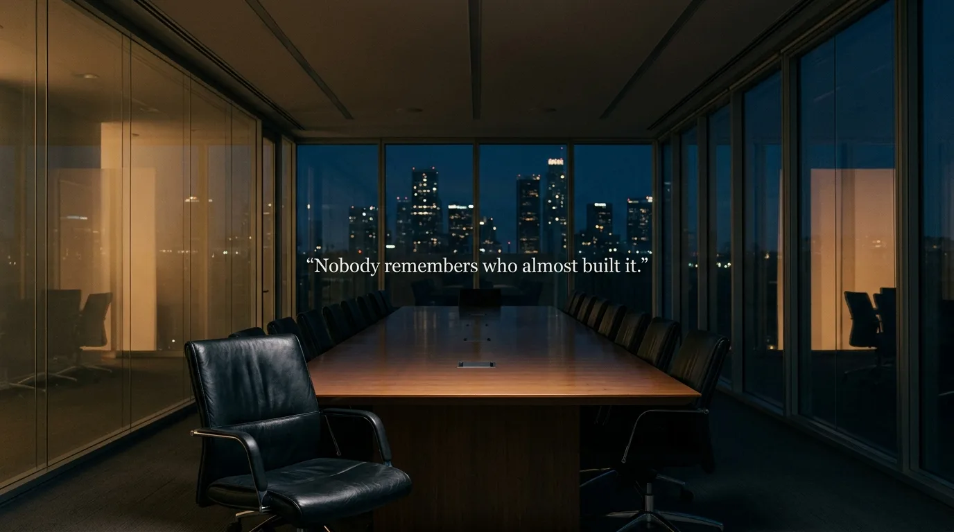 Cinematic Boardroom Quote Instagram Post