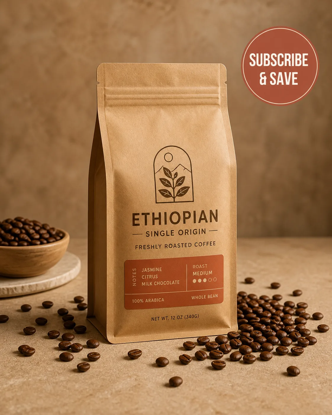 Coffee Bag Subscribe And Save Instagram Ad