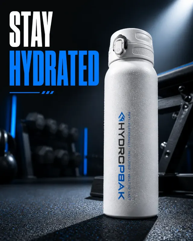 Condensation Water Bottle Fitness Ad