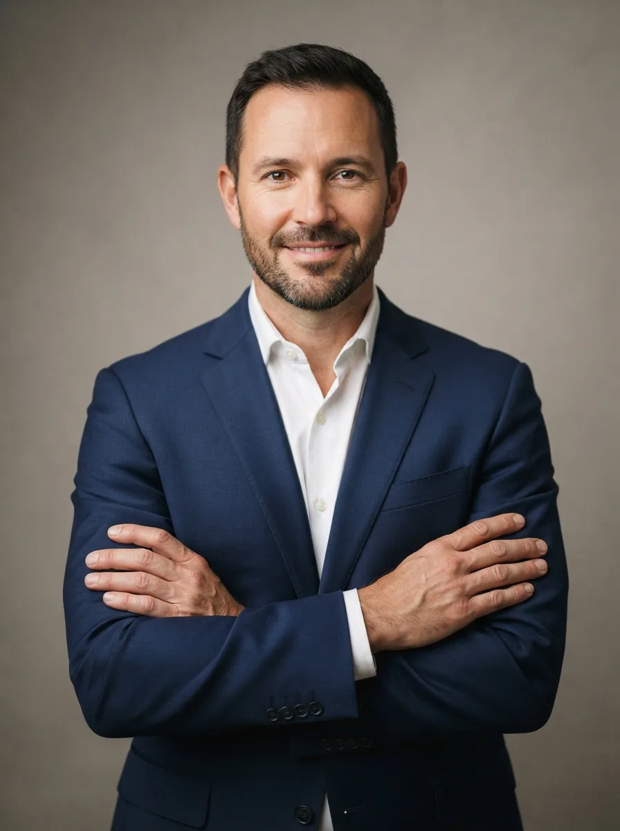 Confident Real Estate Broker Headshot