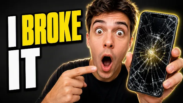 Cracked Phone Repair YouTube Thumbnail