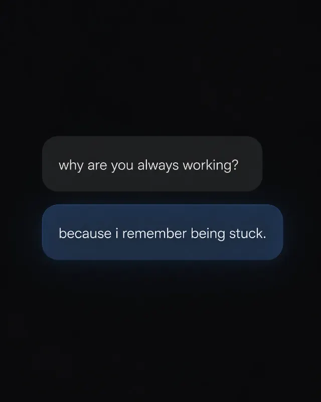 Dark Chat Bubble Motivational Quote Screen