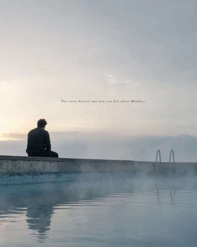 Dawn Pool Motivational Quote Photo