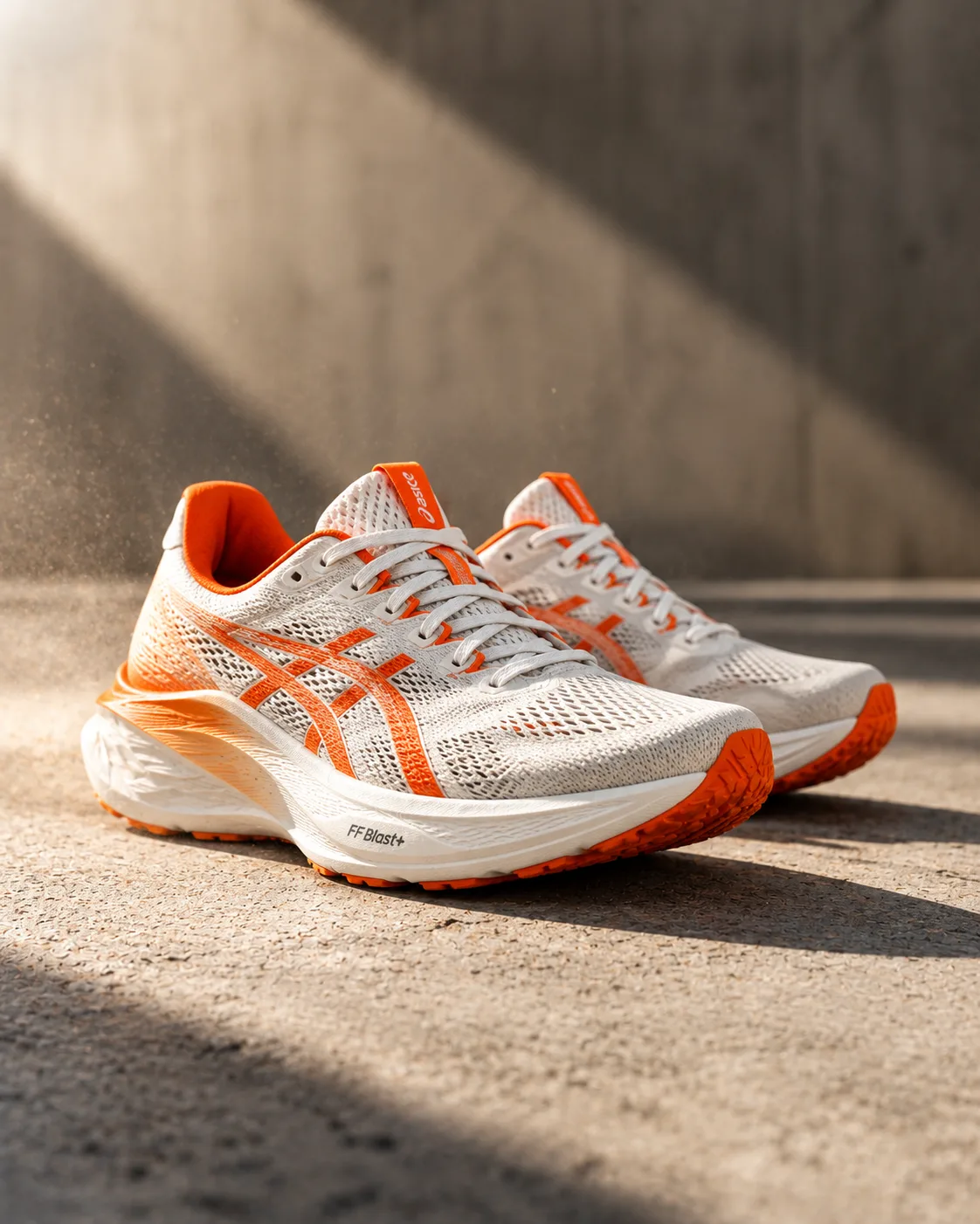 Directional Light Running Shoe Advertisement