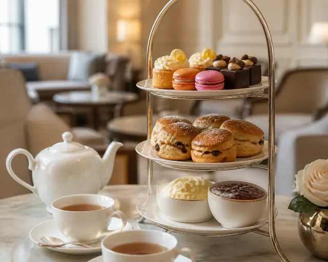 Elegant Afternoon Tea Stand Photograph