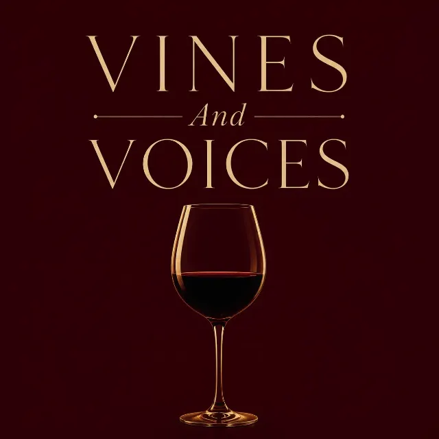 Elegant Burgundy Wine Podcast Cover