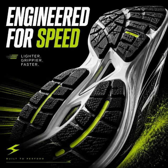 Engineered For Speed Sneaker Ad