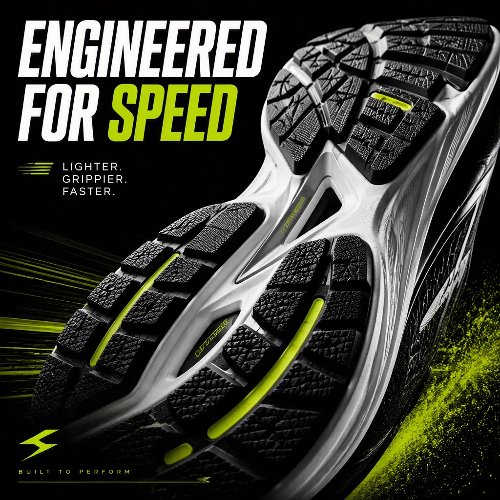Engineered For Speed Sneaker Ad