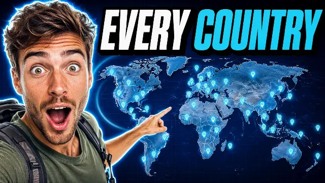 Every Country Travel YouTube Thumbnail