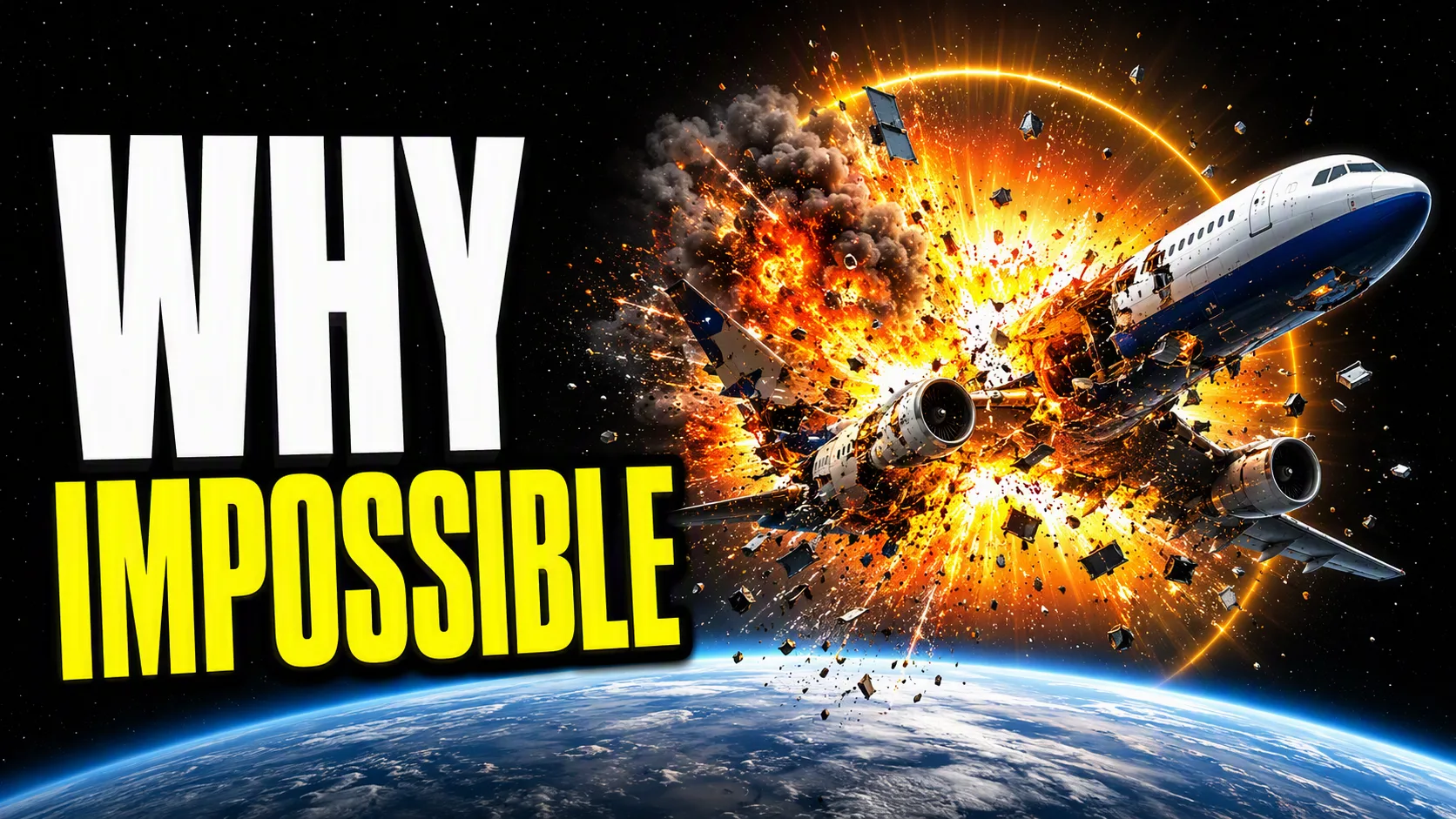 Exploding Plane Science YouTube Thumbnail