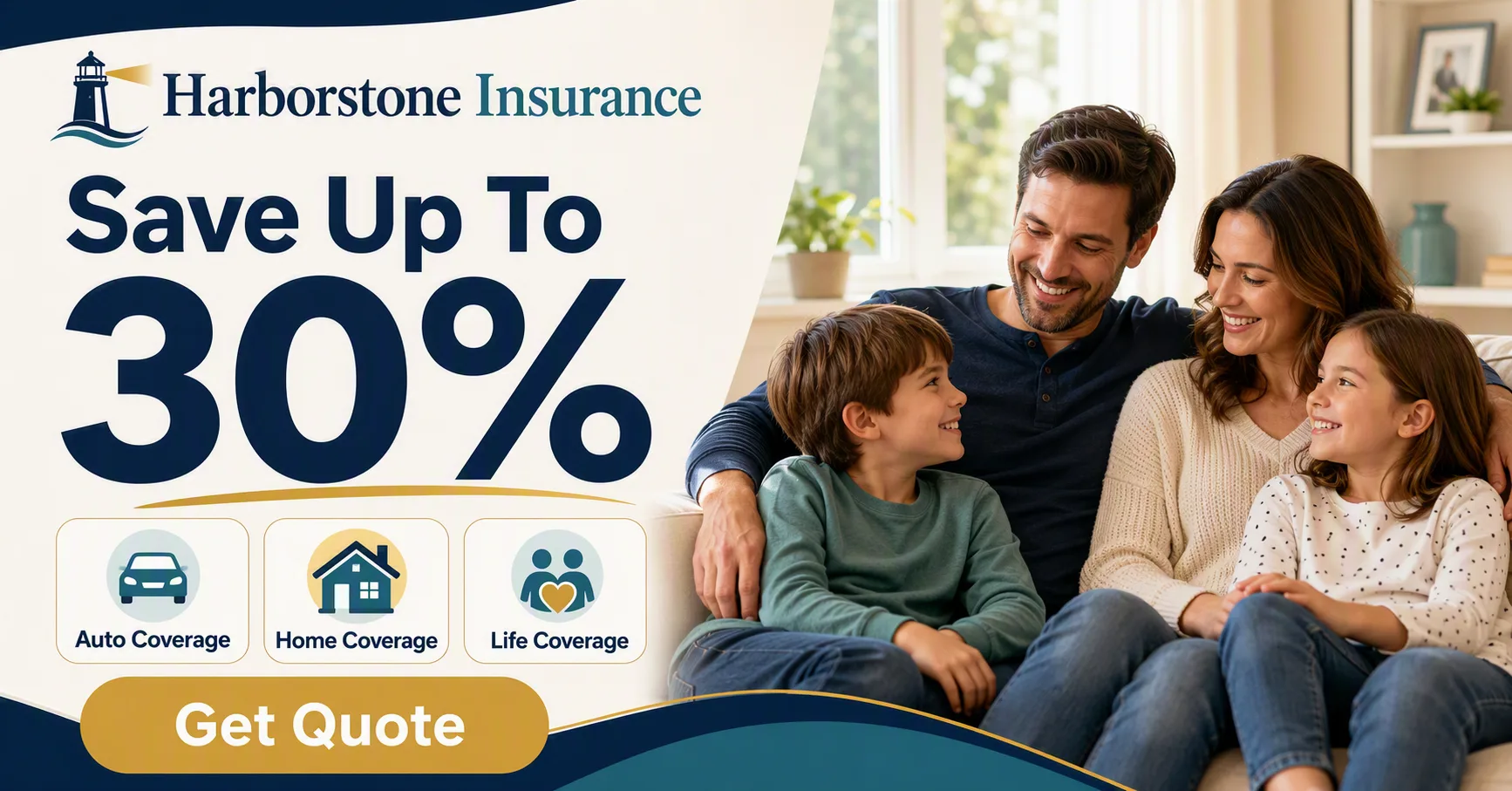 Family Insurance Facebook Ad Design