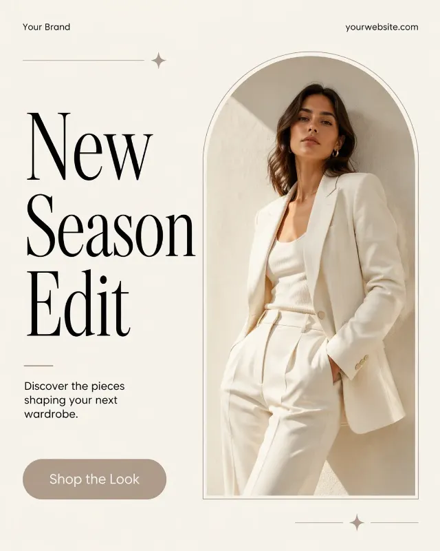 Fashion Boutique Arch Lookbook Post