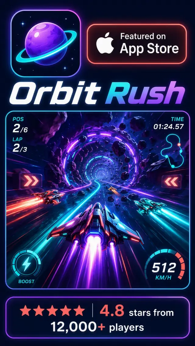 Featured App Store Game Marketing Graphic