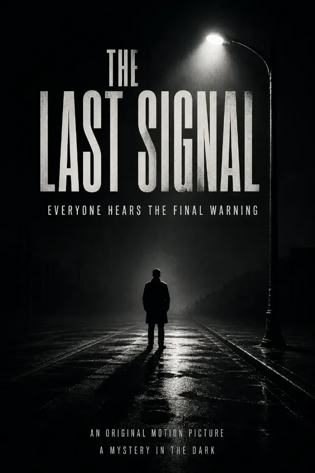 Film Noir Thriller Poster Design