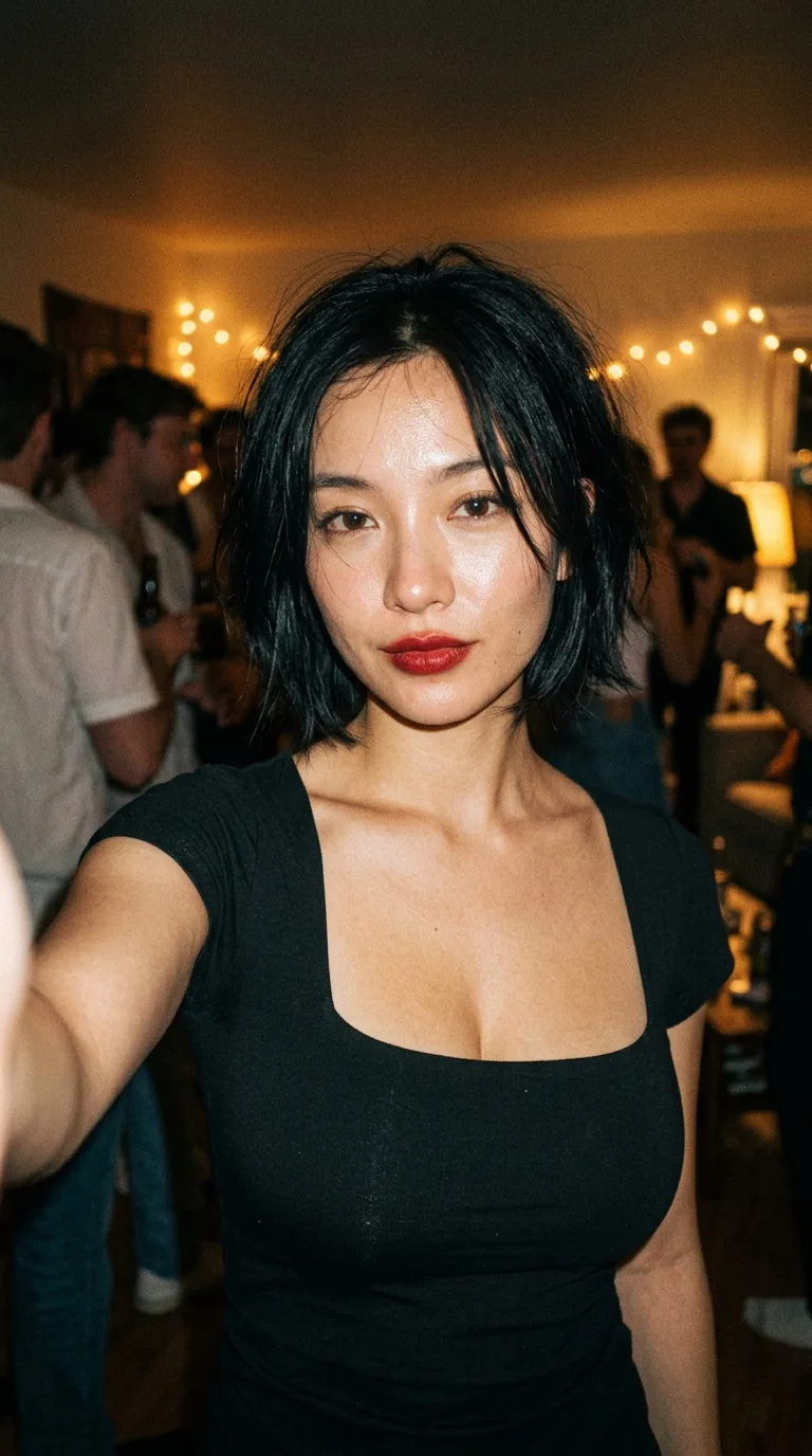 Flash House Party Phone Selfie