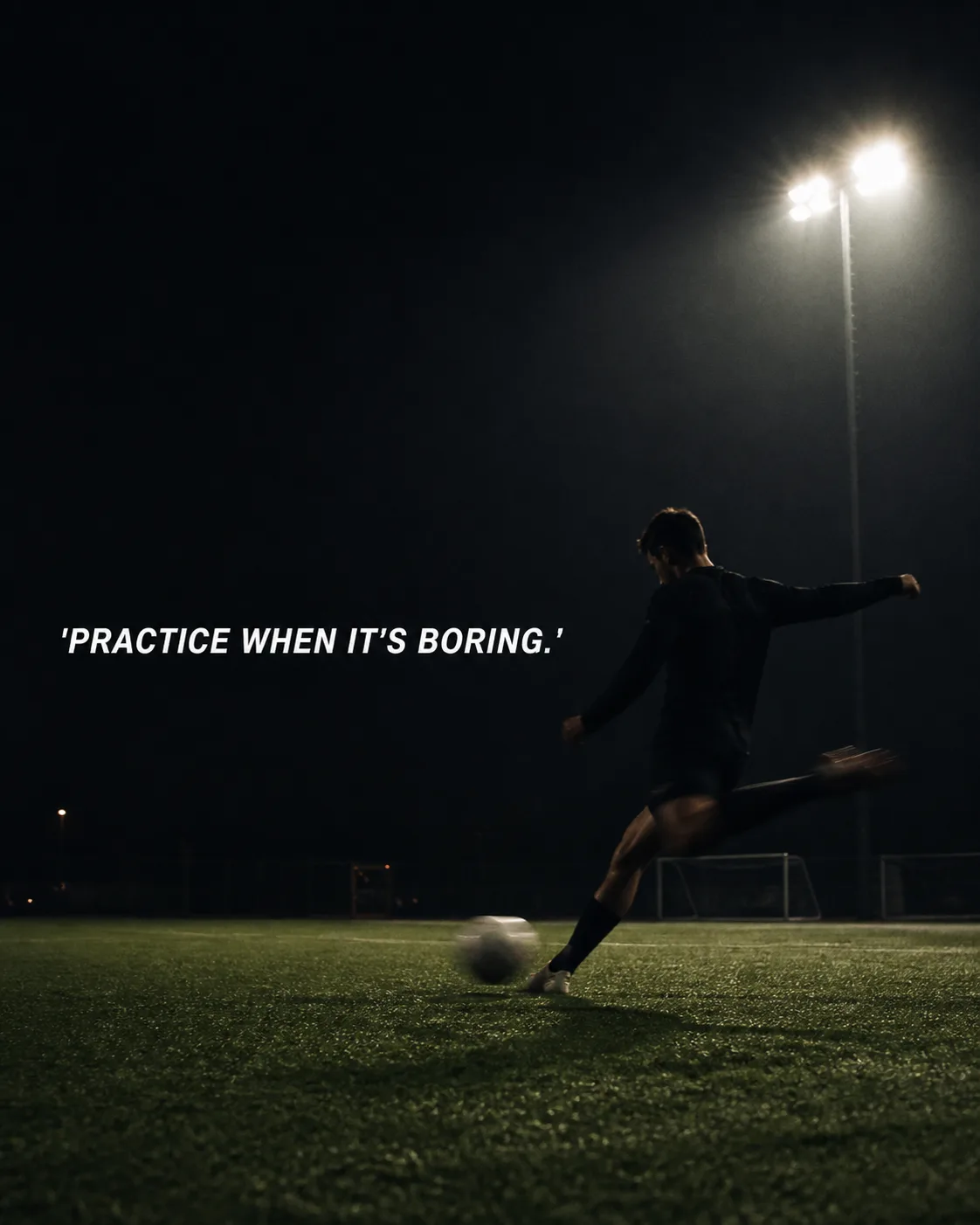 Floodlit Football Quote Instagram Post