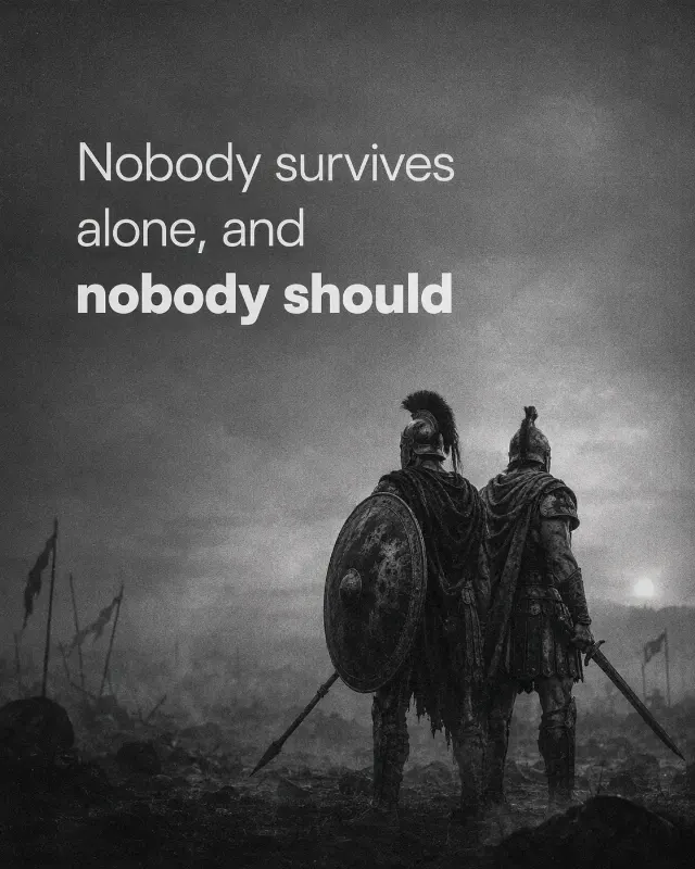 Fogbound Ancient Warrior Quote Post
